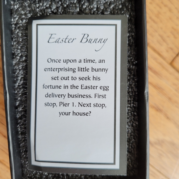 Bunny Rabbit Lapin Glass Figure Gift Easter - Picture 5 of 16